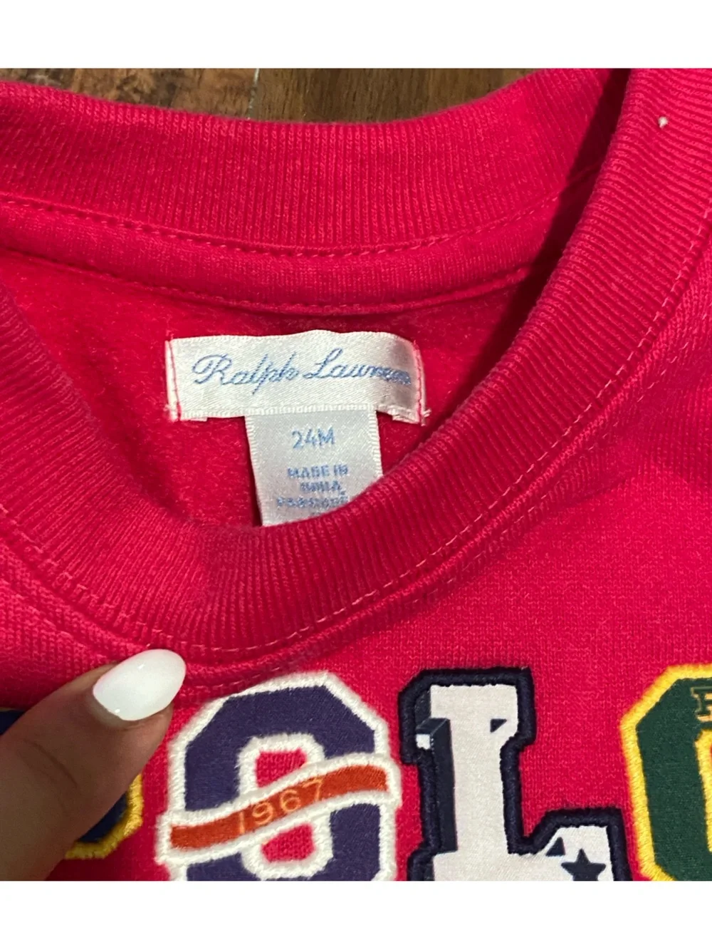 Ralph Lauren Polo Magenta Sweatsuit